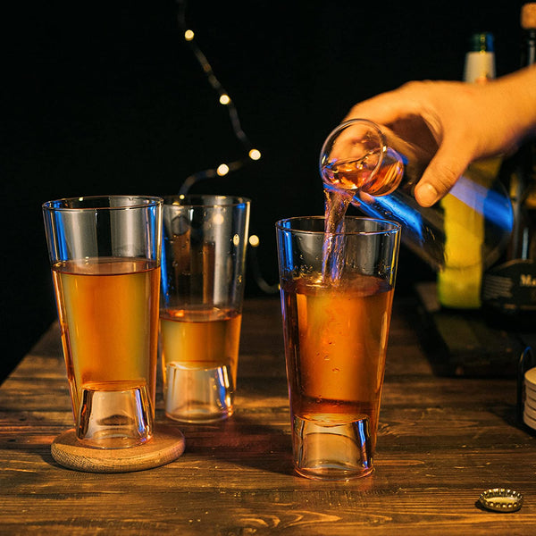 Shot in the Pint Glass, Take A Shot Funny Beer Glass/Mug 4-Set 7
