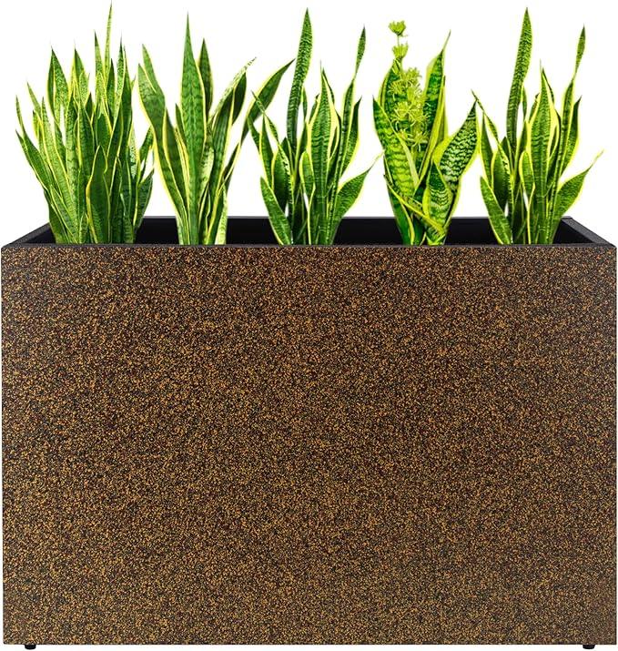 Metal Planter Box Rectangular Planter, 35.5