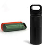 Aluminum alloy fully sealed EDC waterproof tank outdoor survival equipment waterproof compartment flat head waterproof storage b - black