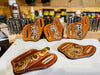 Personalized Leather Pancake Holsters - Hand Tooled and Custom Monogrammed