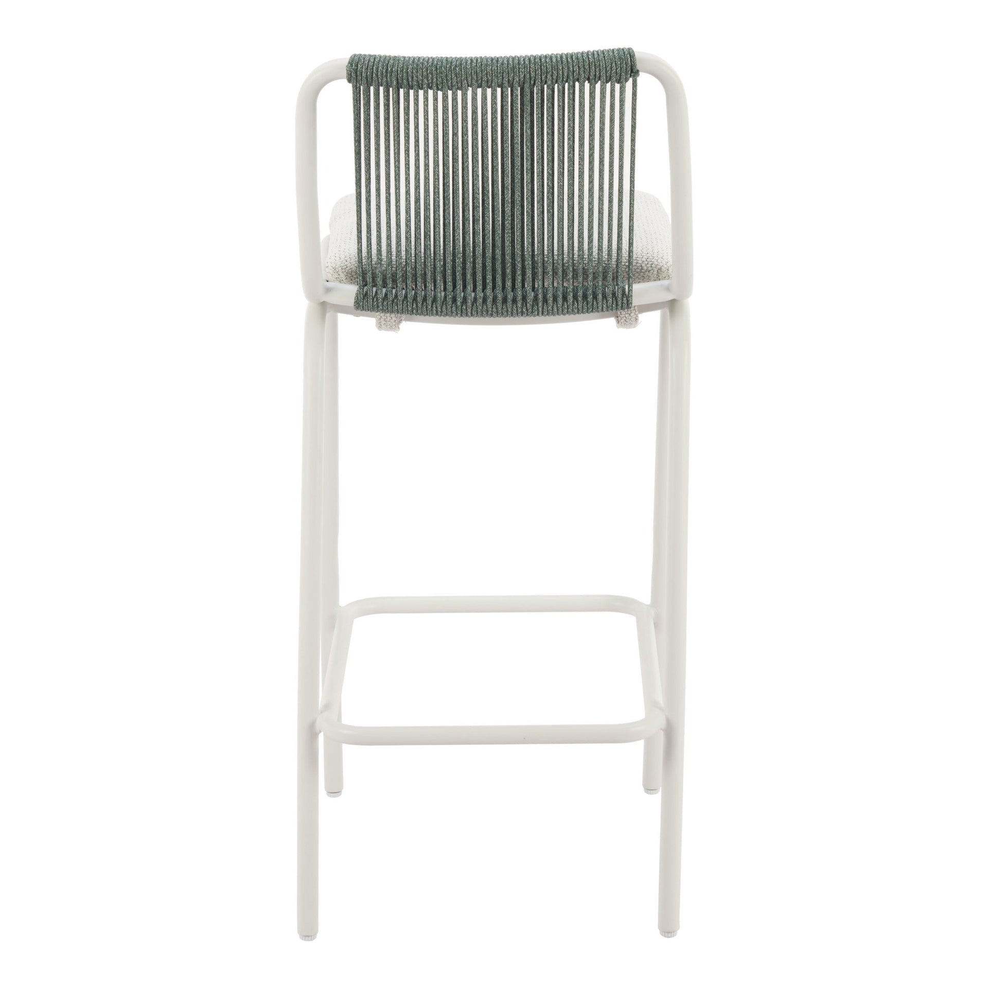 Luft Barstool (Set of 2) White & Green