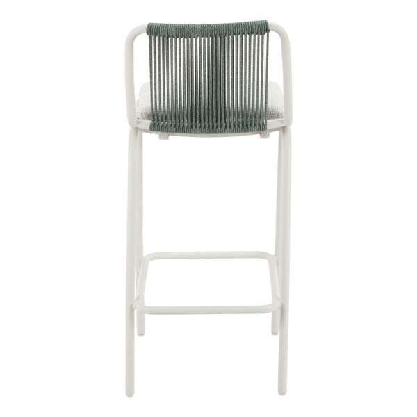 Luft Barstool (Set of 2) White & Green
