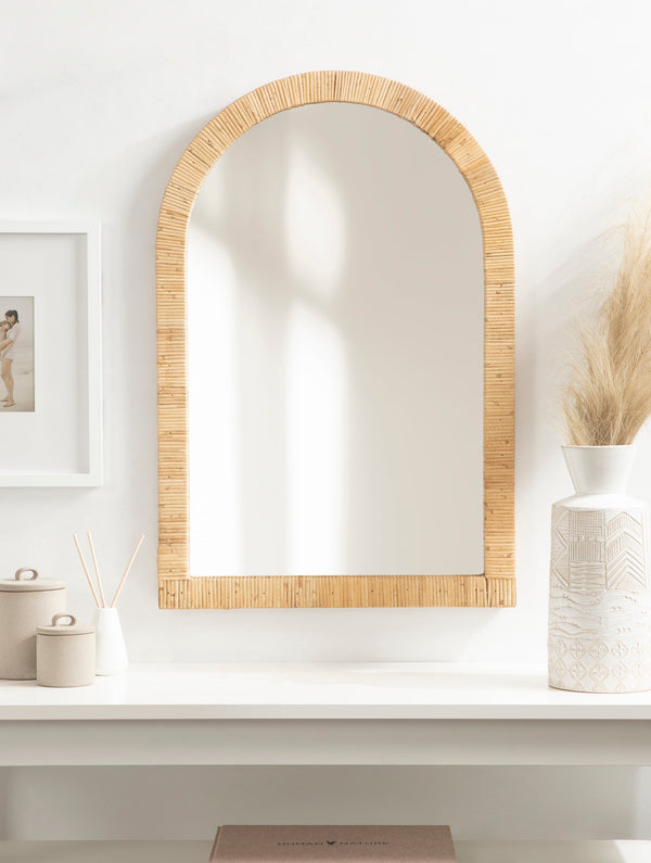Rahfy Arch Framed Wall Mirror