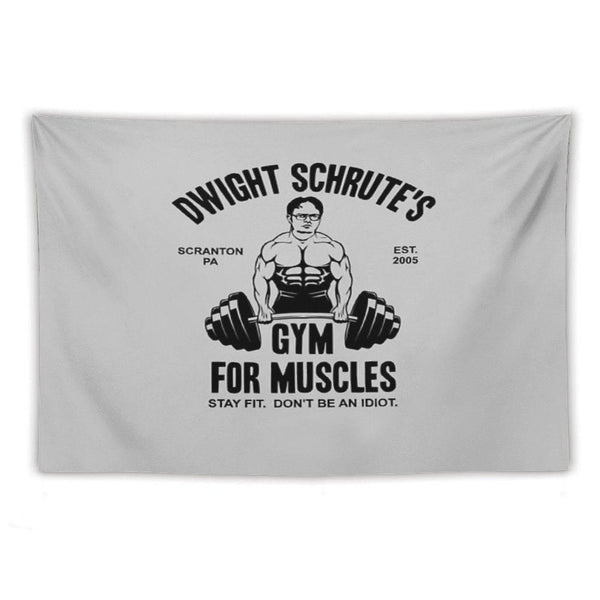 Dwight Schrute Gym For Muscles Tapestry