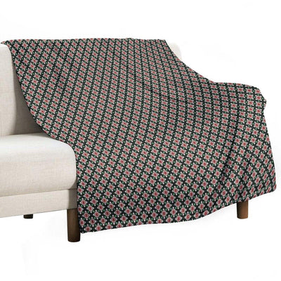 Earth Tones Wild Tiered Diamonds Throw Blanket