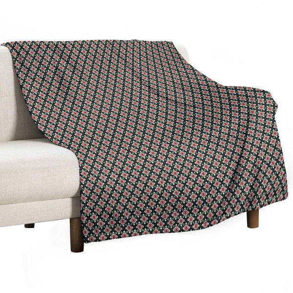 Earth Tones Wild Tiered Diamonds Throw Blanket