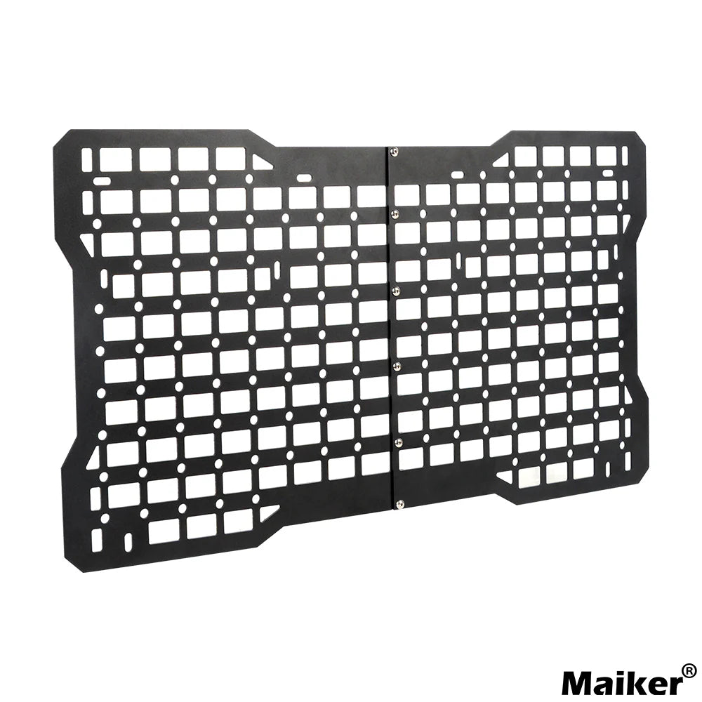 OFF ROAD Tailgate Storage Panel Tailgate Molle Panel Steel Cargo Shelf Storage Luggage Holder Carrier for Ford Bronco Accessorie