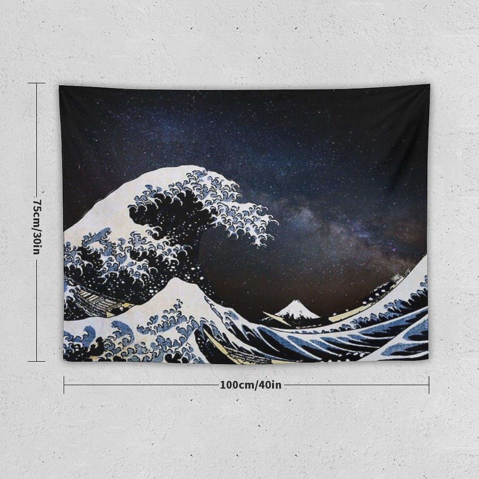 Kanagawa Wave in Space Tapestry