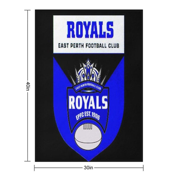 East Perth Football Club  AFL Australian Football Throw Blanket