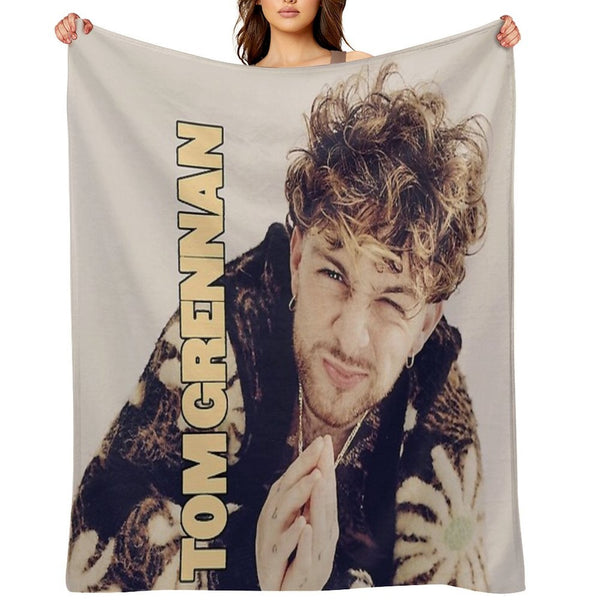 Cute of Tom Grenan Evening Summer Plush Throw Blanket