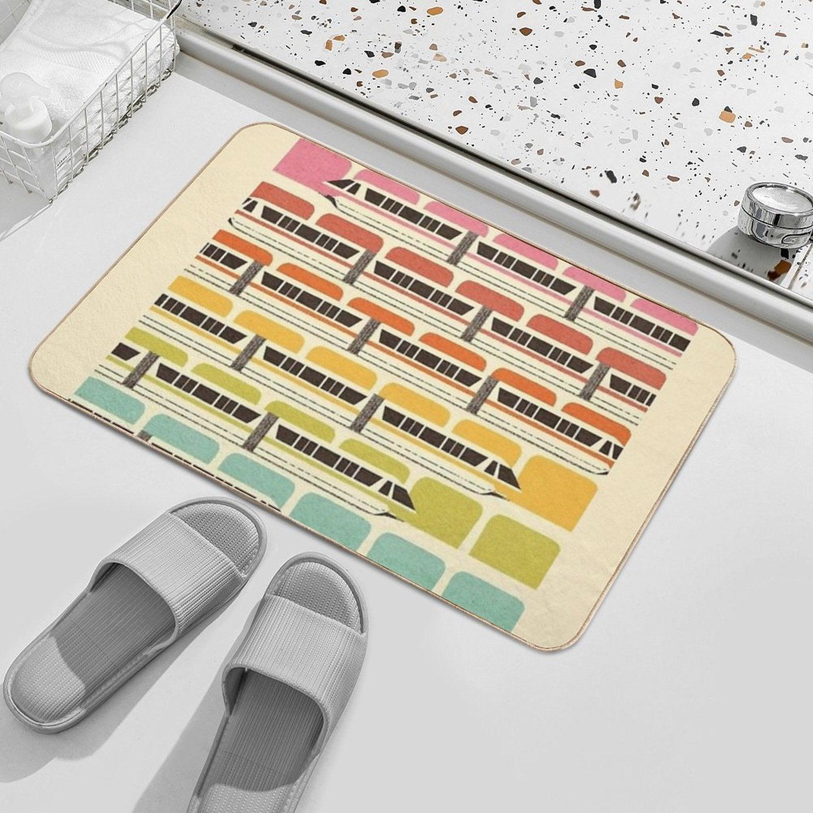 Retro WDW Monorail Bath Mat