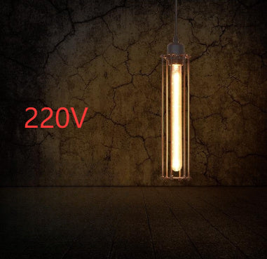 Retro Industrial Style Chandelier Creative Personalized Decoration Lamps Clothing Store Bar Restaurant Flute Three-end Ceiling Lamp Decorbites