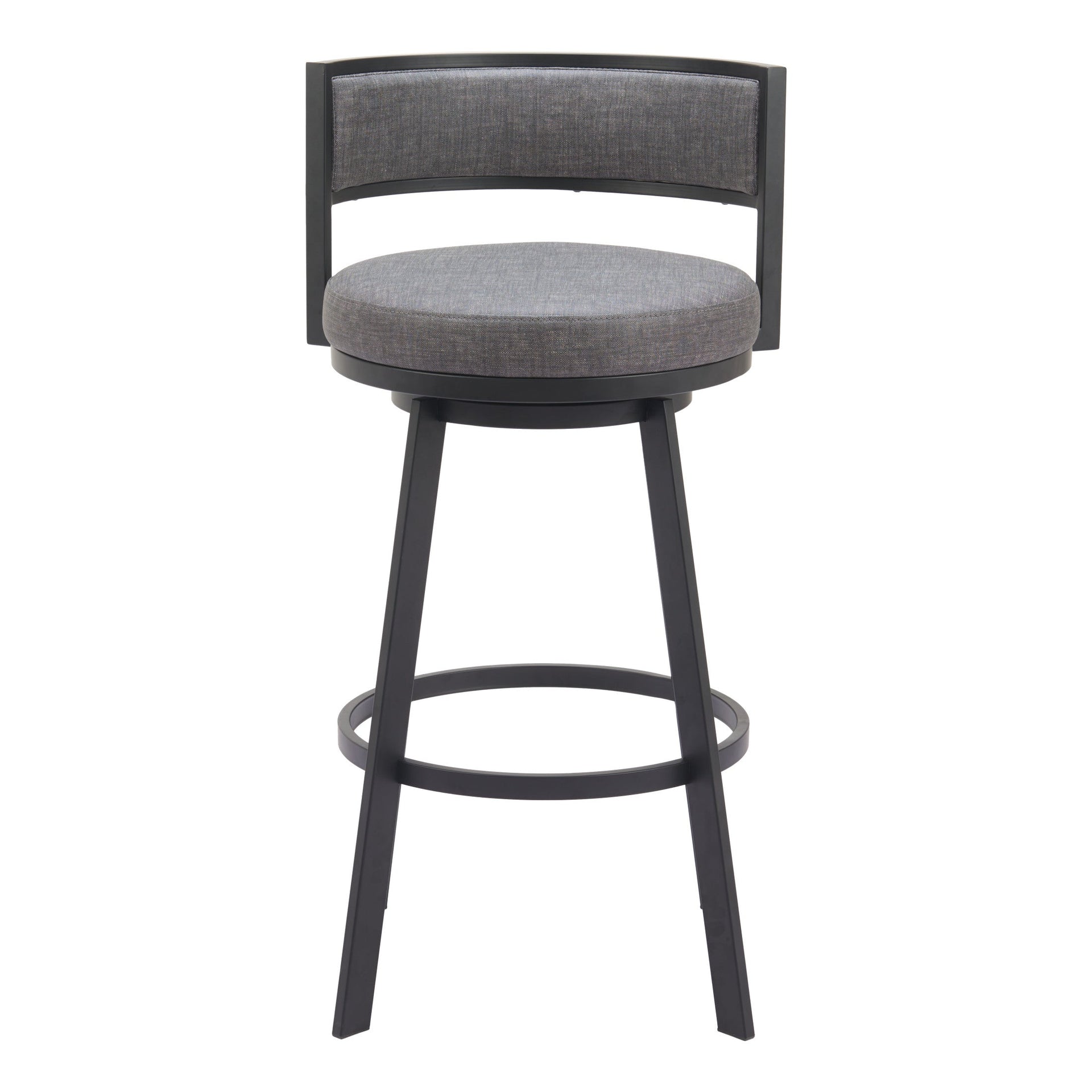 Gimsby Swivel Barstool Gray