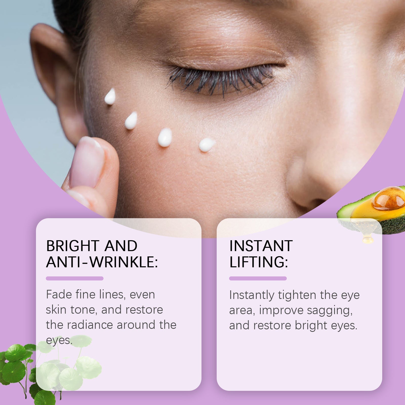 Firming Eye Cream Moisturizes And Hydrates Gently Firming Eye Care Massage Delicate And Smooth Skin Eye Cream