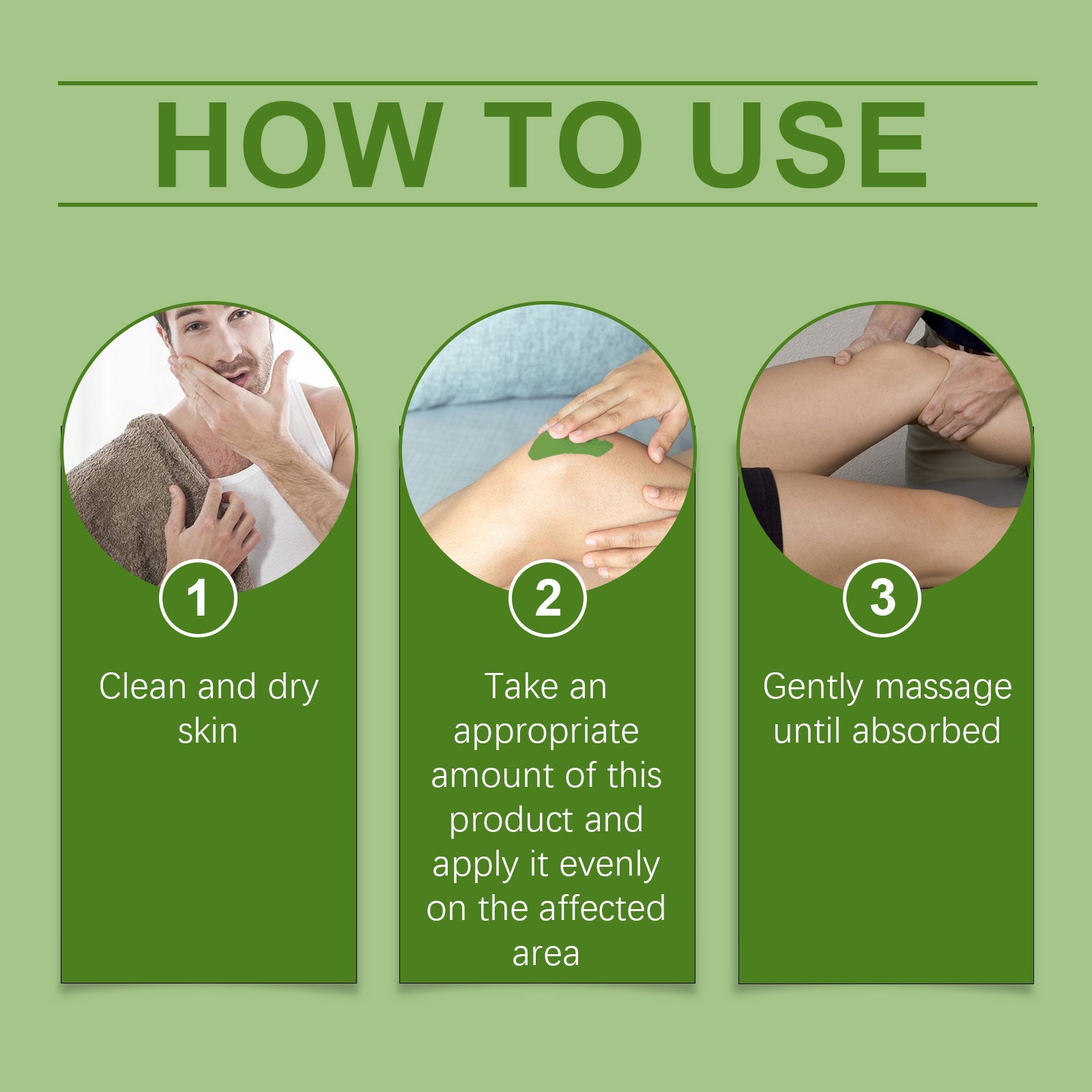 Herbal Treatment Cream Massage Applied To Knee, Wrist, Waist And Shoulder Discomfort Daily Treatment Cream