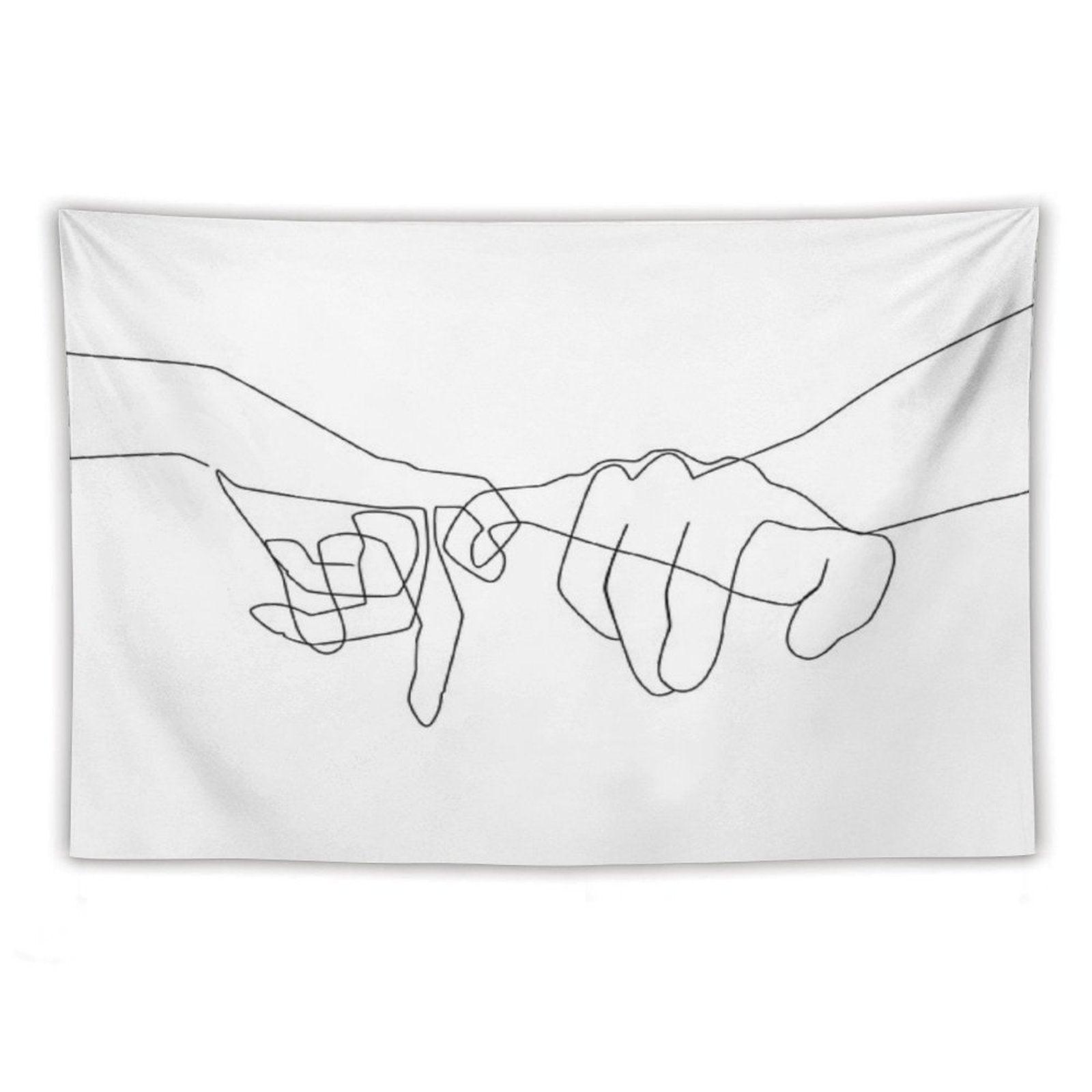 Pinky Swear Tapestry