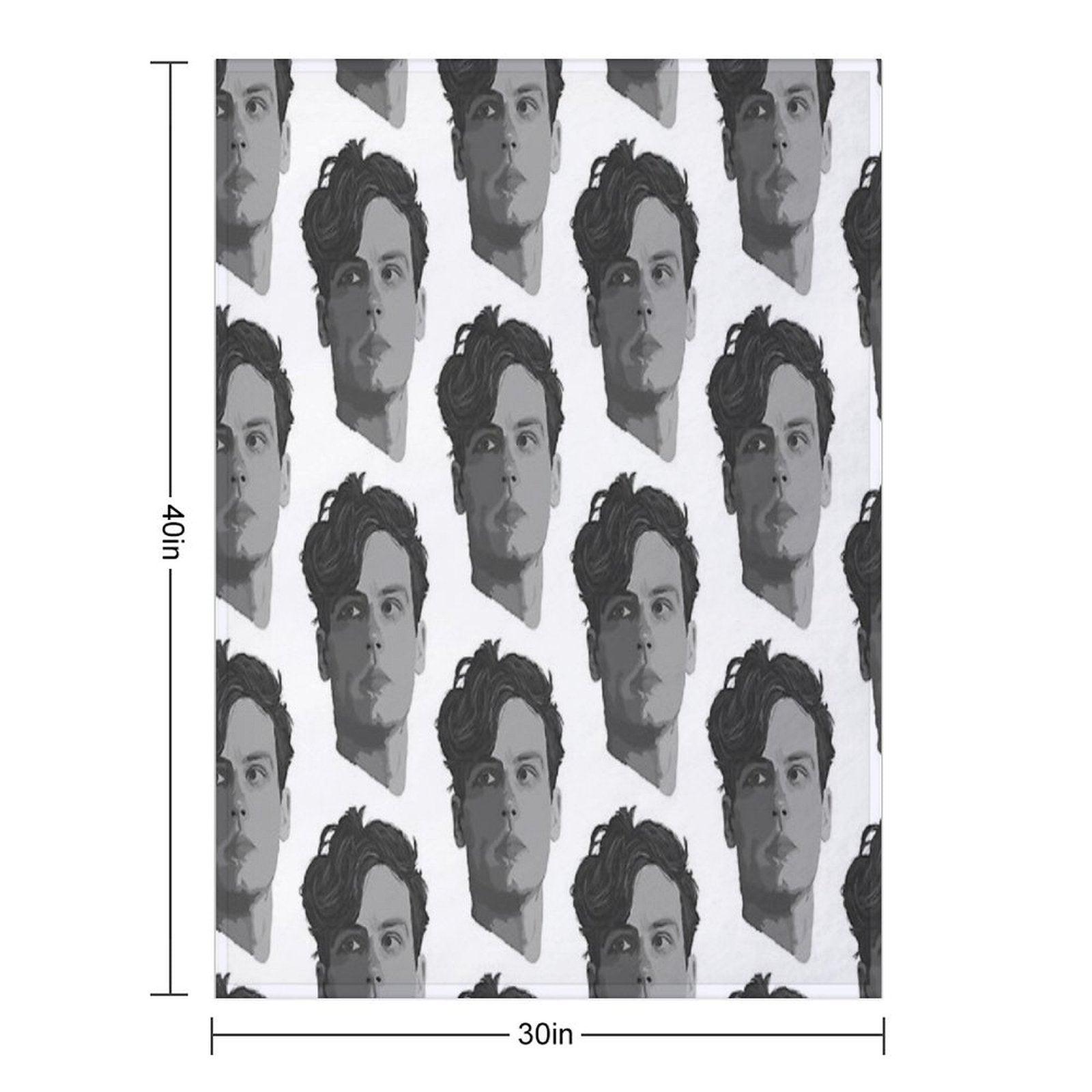 Spencer Reid from Criminal Minds Throw Blanket