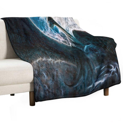 Saphira The Dragon From The Hit Eragon Movie Durable Throw Blanket