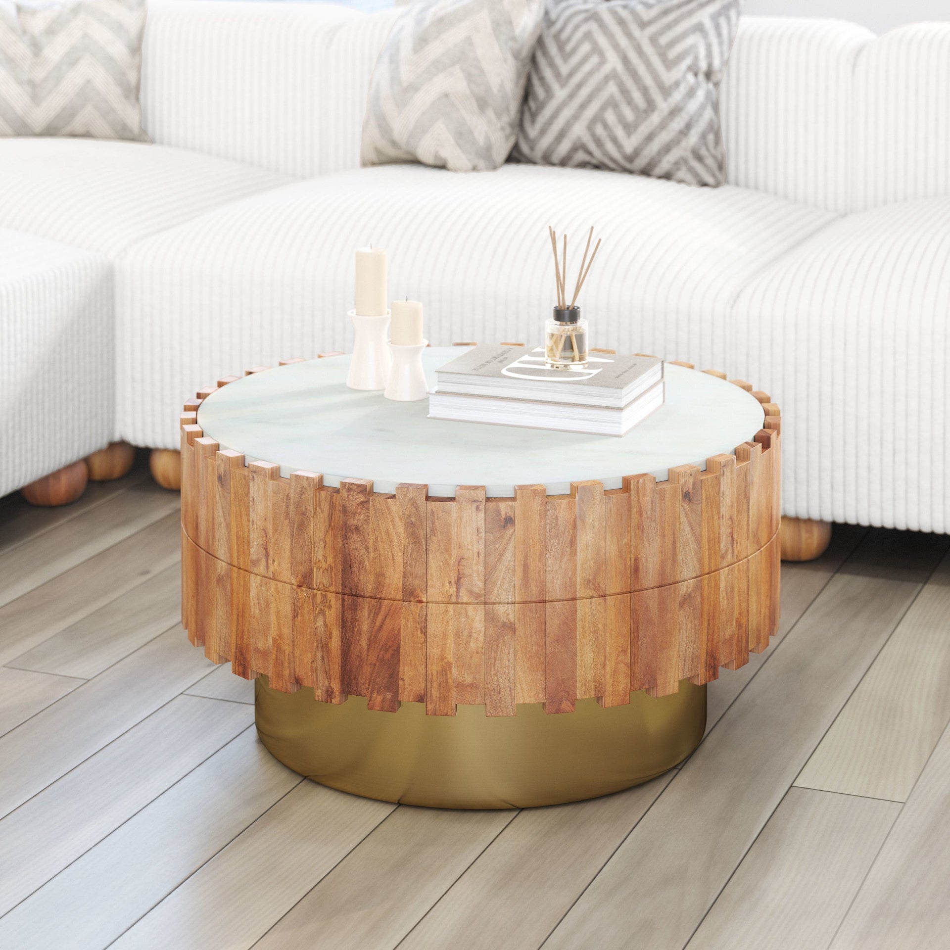 Bombay Coffee Table Natural ZUO Store
