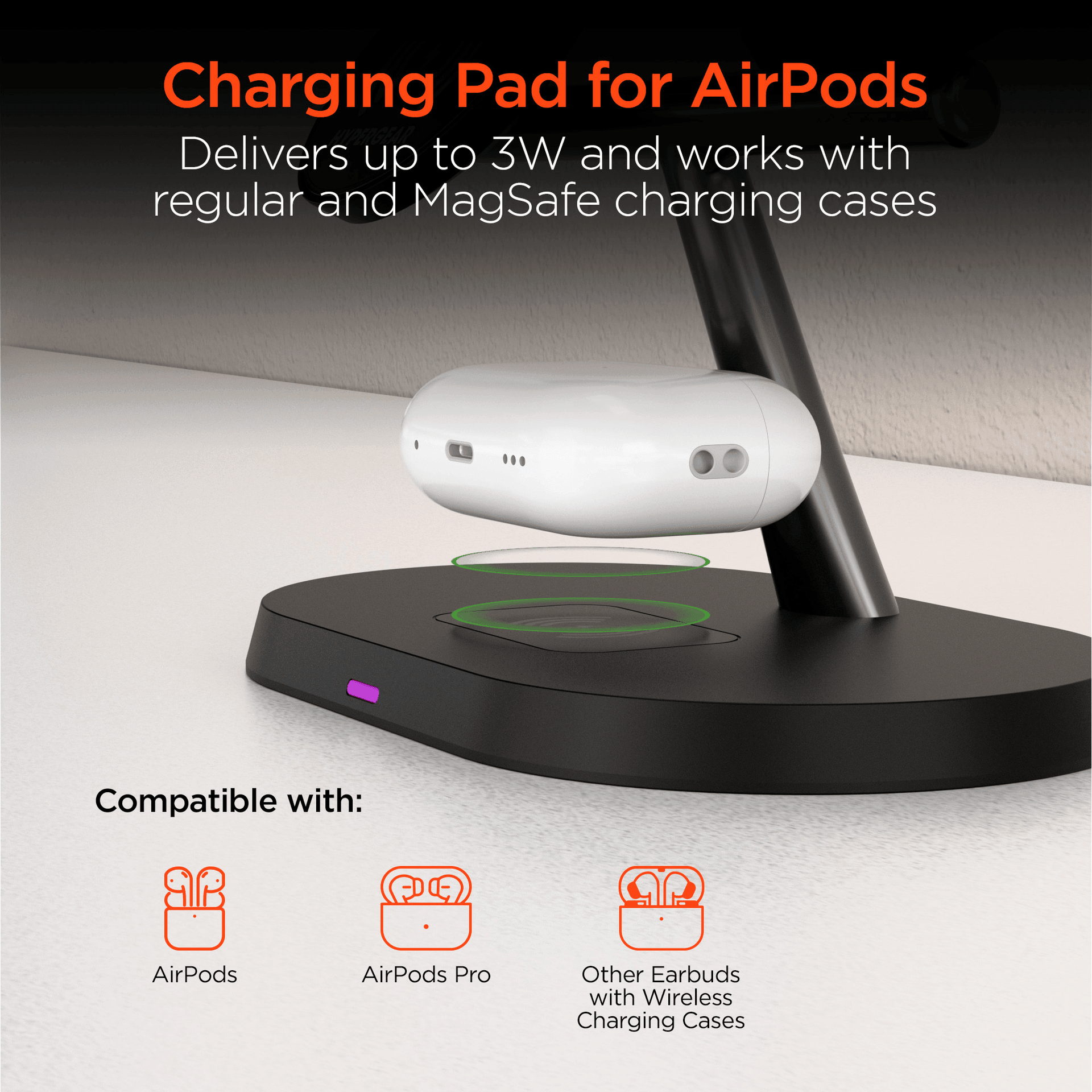 Hypergear MaxCharge Pro 3-in-1 Magsafe Charging Stand