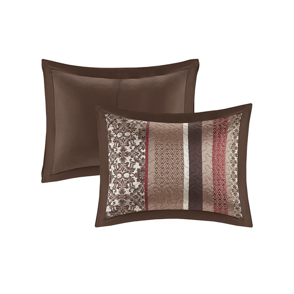 Princeton 5 Piece Reversible Jacquard Bedspread Set by Madison Park