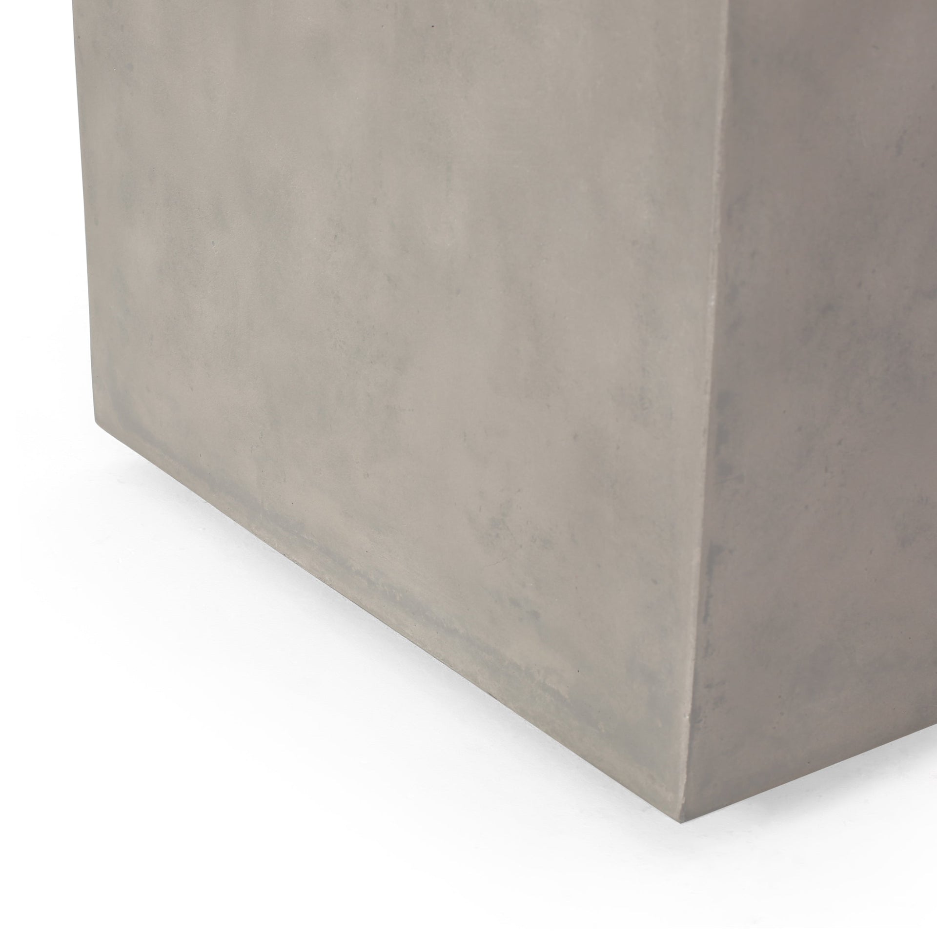 Modern Design MGO Tank Holder Side Table with Ceramic Top in Black and Gray