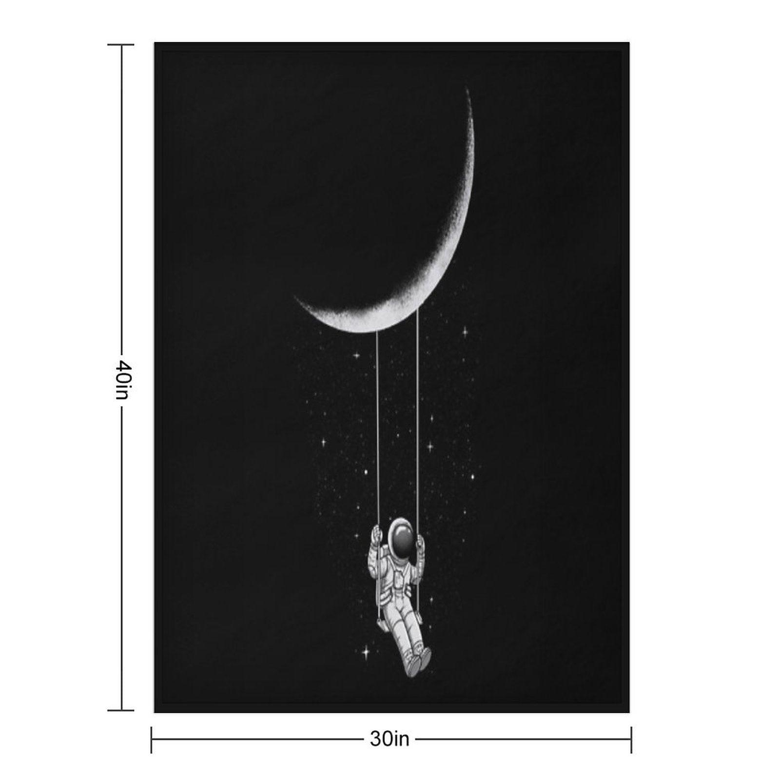 Moon Swing Throw Blanket