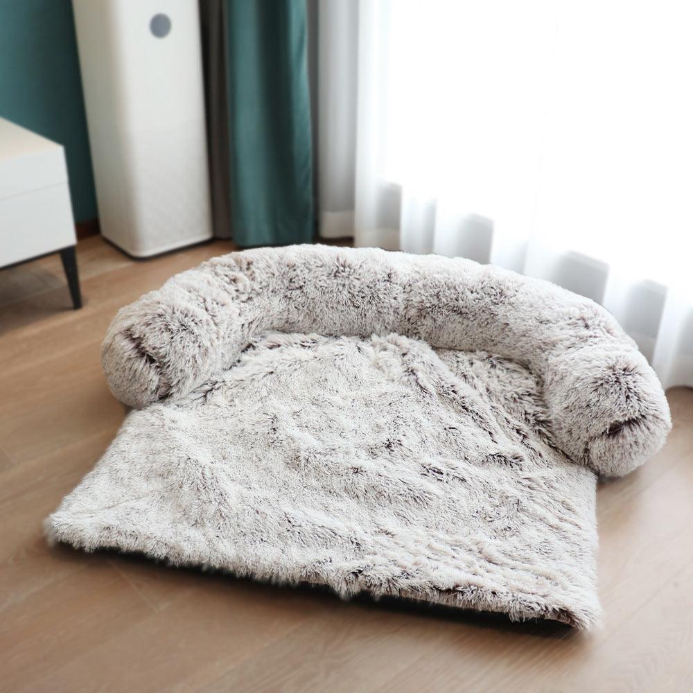 Removable Pet Dog Mat Sofa Dog Bed Soft Pad Blanket Cushion Home Washable Rug Warm Cat Bed Mat For Couches Car Floor Protector
