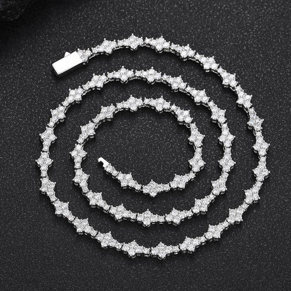Zircon Tennis Fashion Brand Ornament Full Diamond Necklace