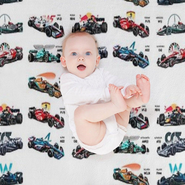 F1 All Cars 2022 Throw Blanket
