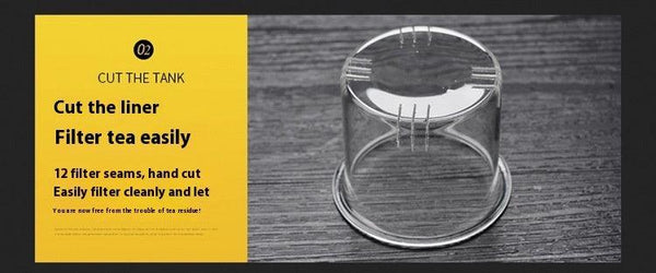 Thickened Borosilicate Glass Tea Set Teapot
