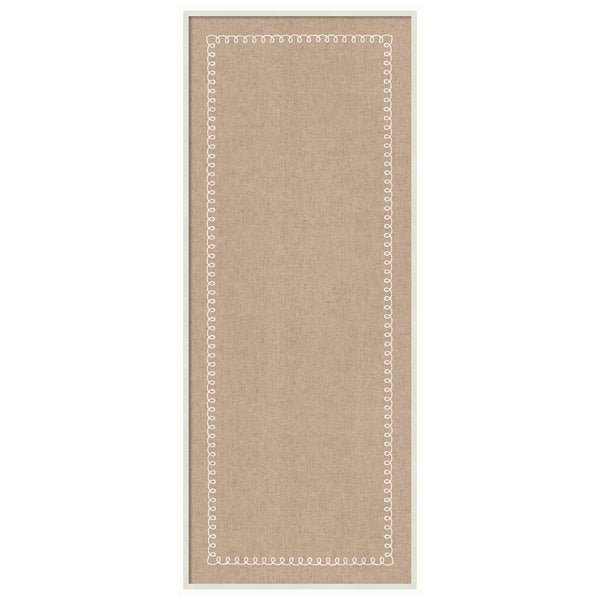 Pinboard White Scalloped Edge