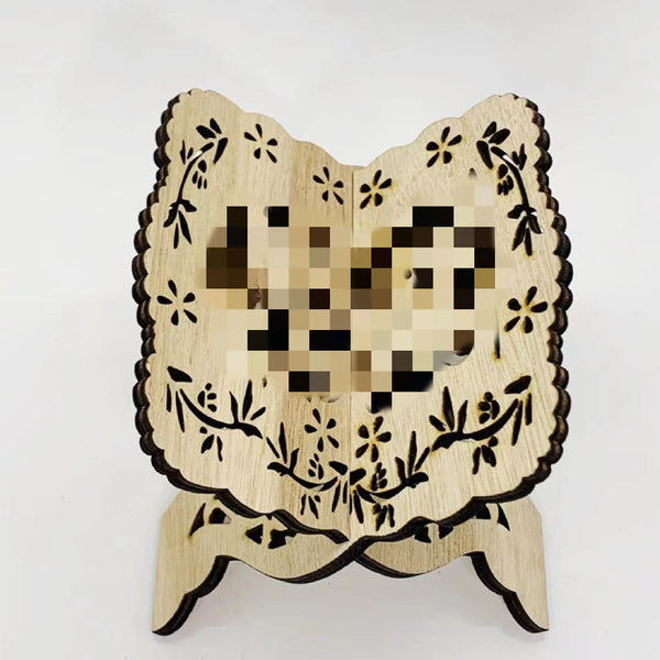 Wooden ornaments holiday decorations dining table decorations bookshelves handicrafts