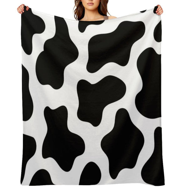 Cow Print All-season Throw Blanket