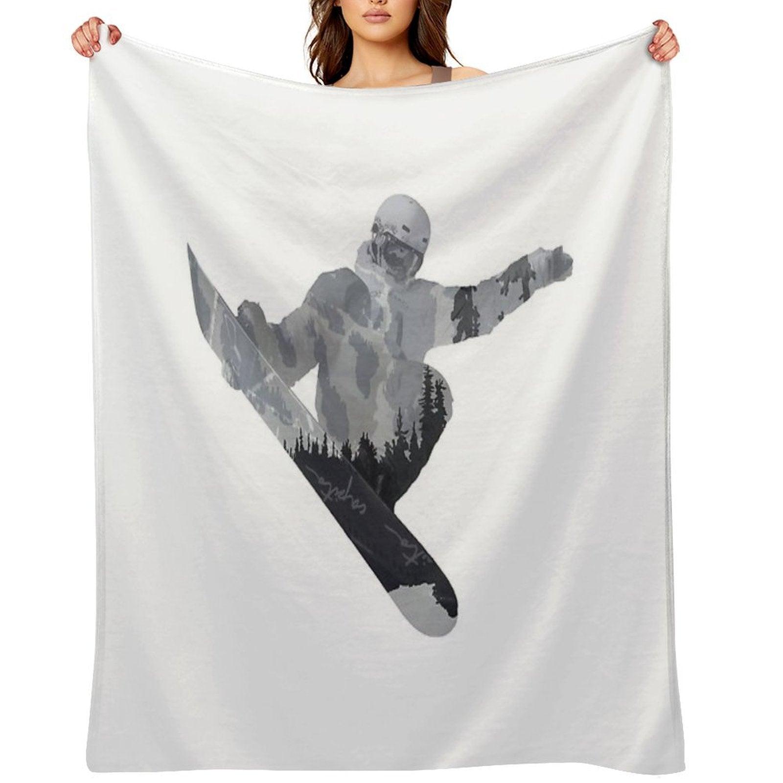 Snowboard Exposure SP  DopeyArt Throw Blanket