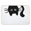Funny Black Cat Bath Mat