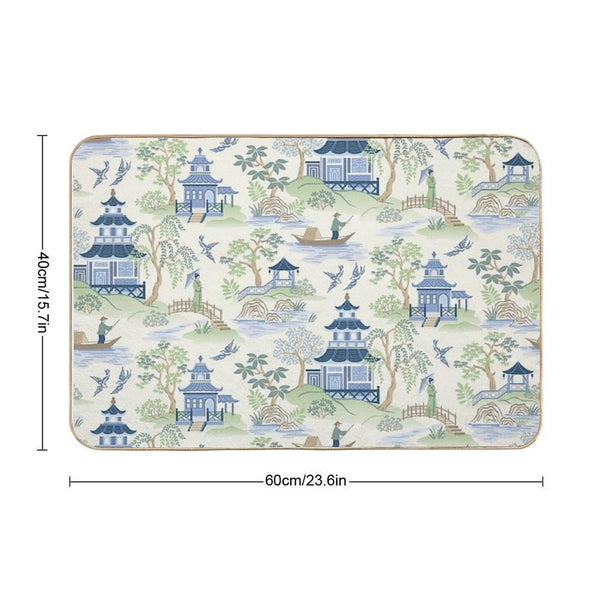 Chinoiserie Bath Mat