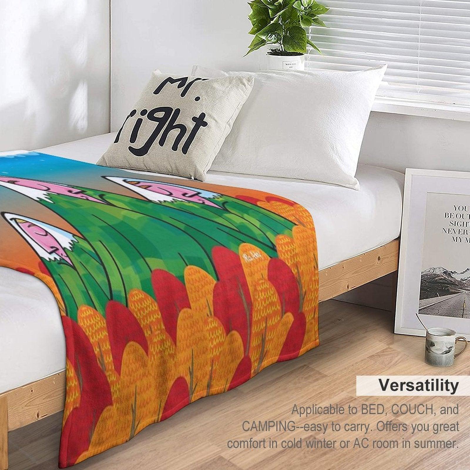 Sleeping Giants Throw Blanket