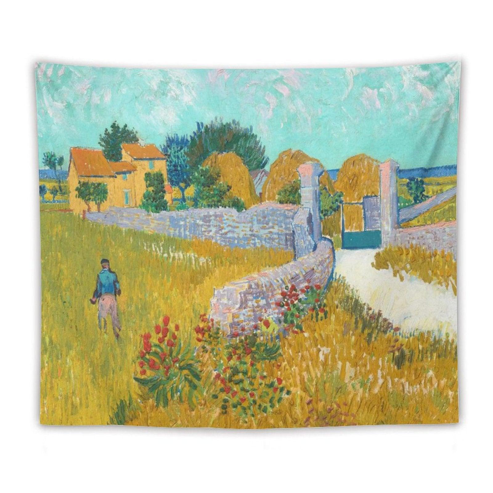 Van Gogh’s Farmhouse in Provence Tapestry
