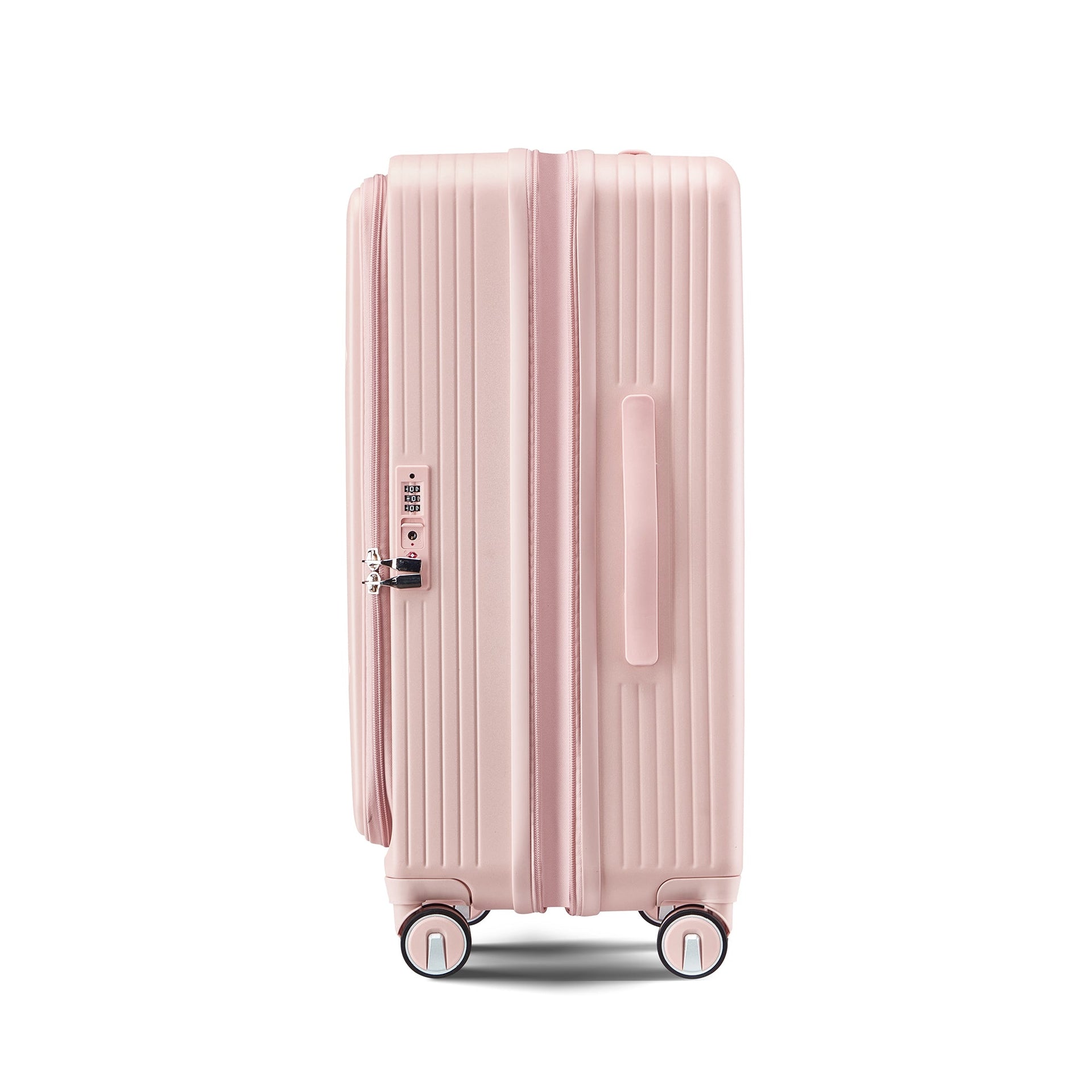 Luggage Sets 3 Piece(20/24/28), Expandable Carry On Luggage with TSA Lock Airline Approved, 100% PC Hard Shell and Lightweight Suitcase with Front Pocket and Spinner Wheels