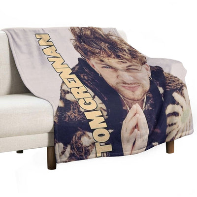 Cute of Tom Grenan Evening Summer Plush Throw Blanket