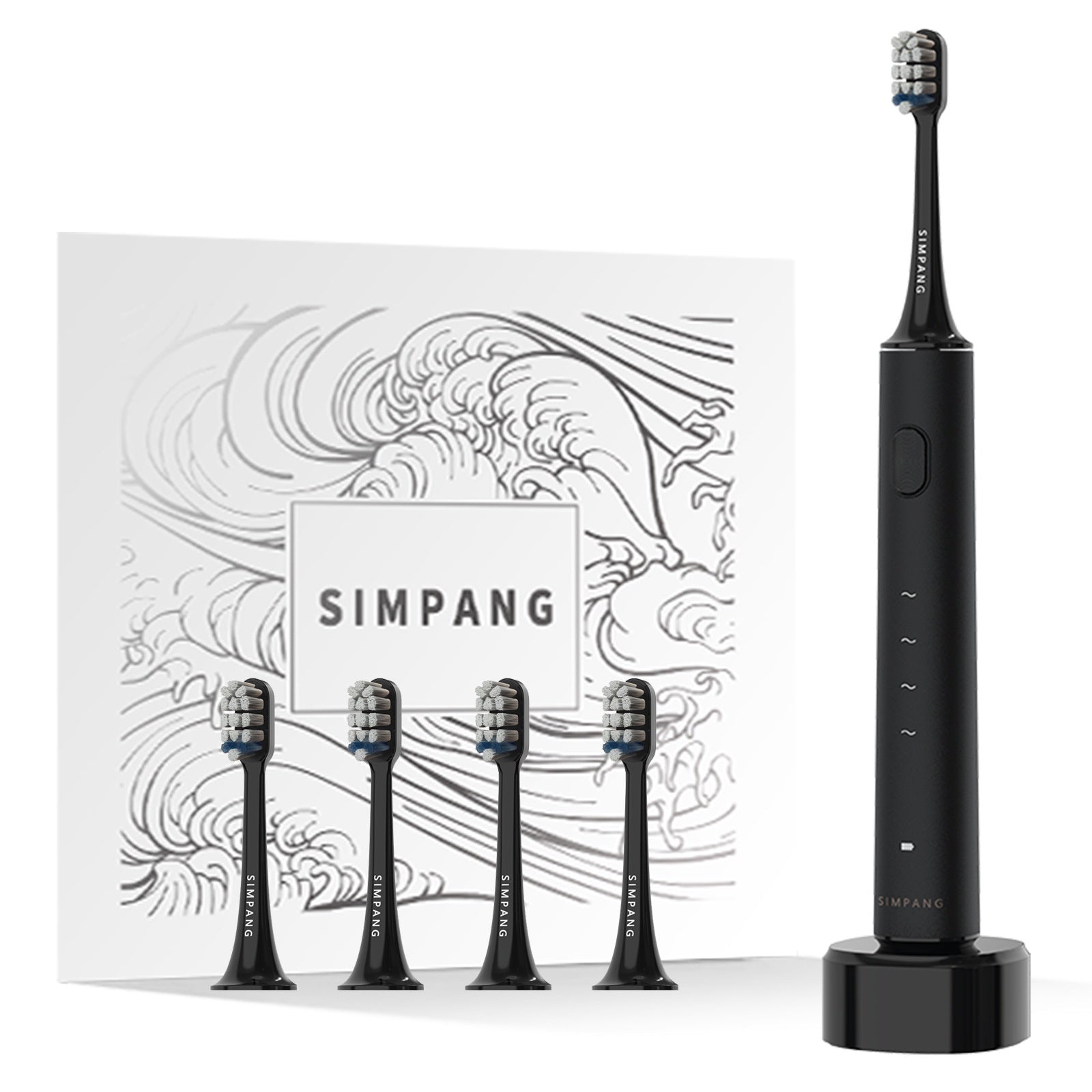 Smart Sonic Electric Toothbrush Soft Bristles Wireless Charging Adult Gift Box