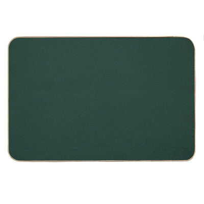 Forest Green Solid Color Bath Mat