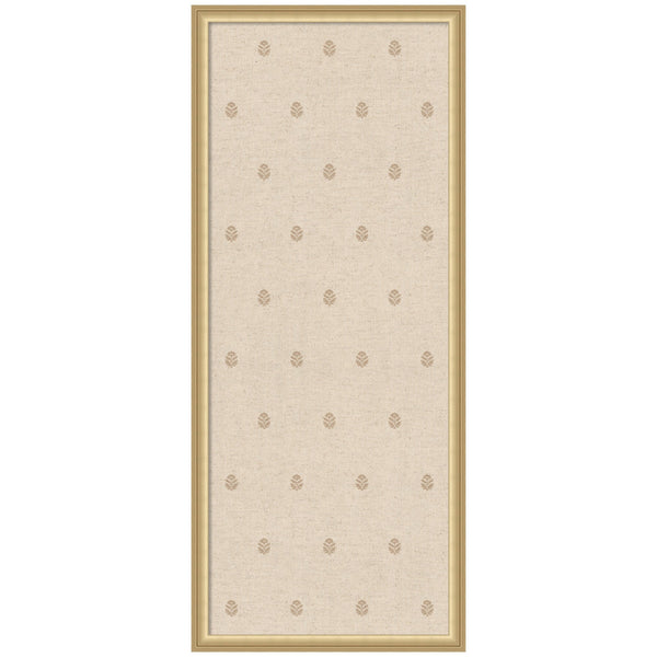 Pinboard Beige Botanical Block Print