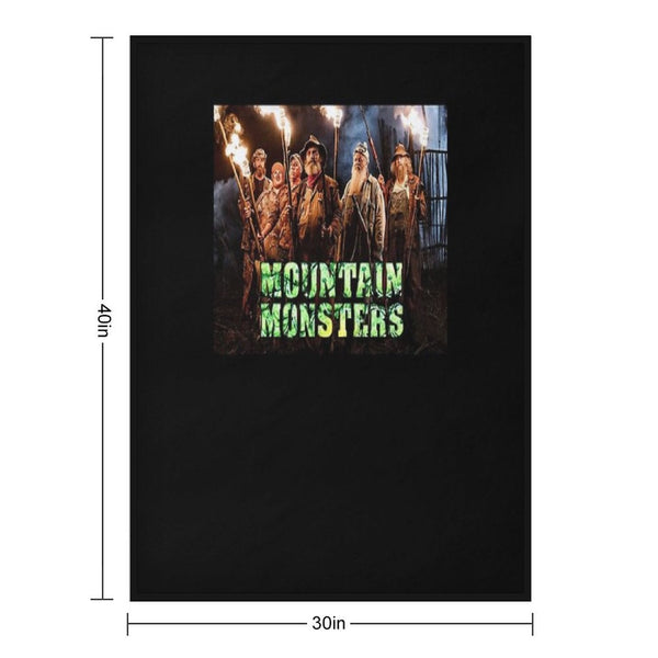 Mountain Monsters Tv Compact Throw Blanket