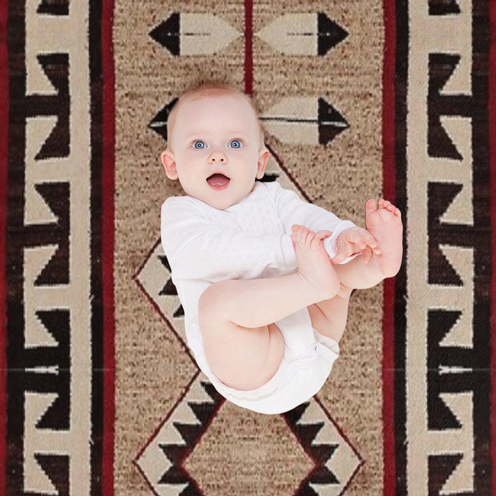 The Eternal  Navajo Pattern Throw Blanket