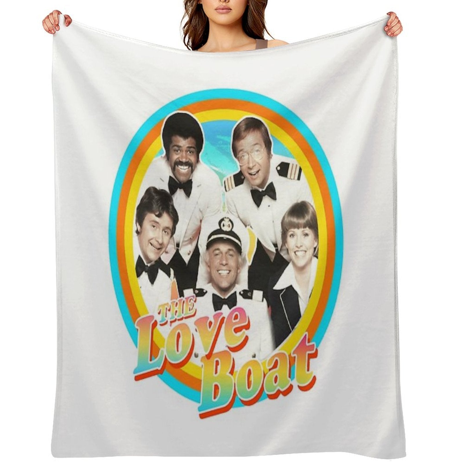 The Love Boat - Retro Eco-conscious Throw Blanket