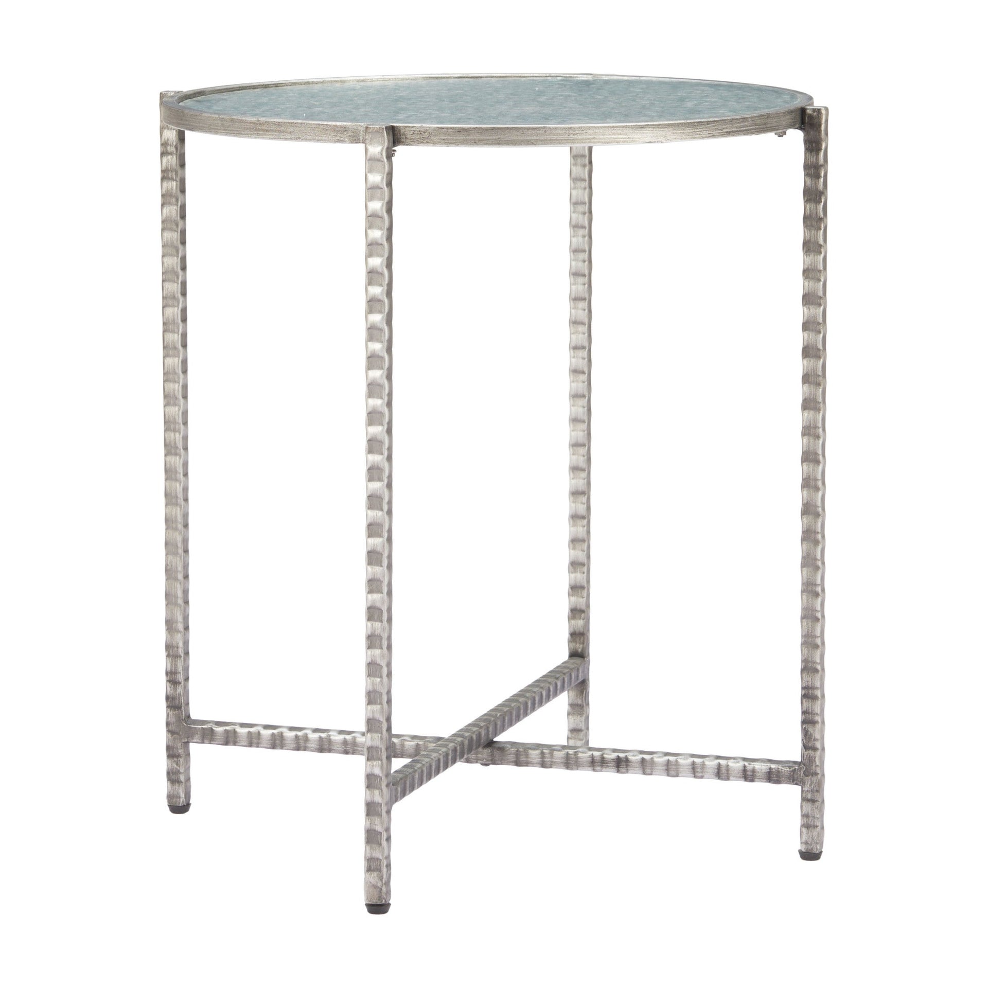 Vetro Side Table Silver