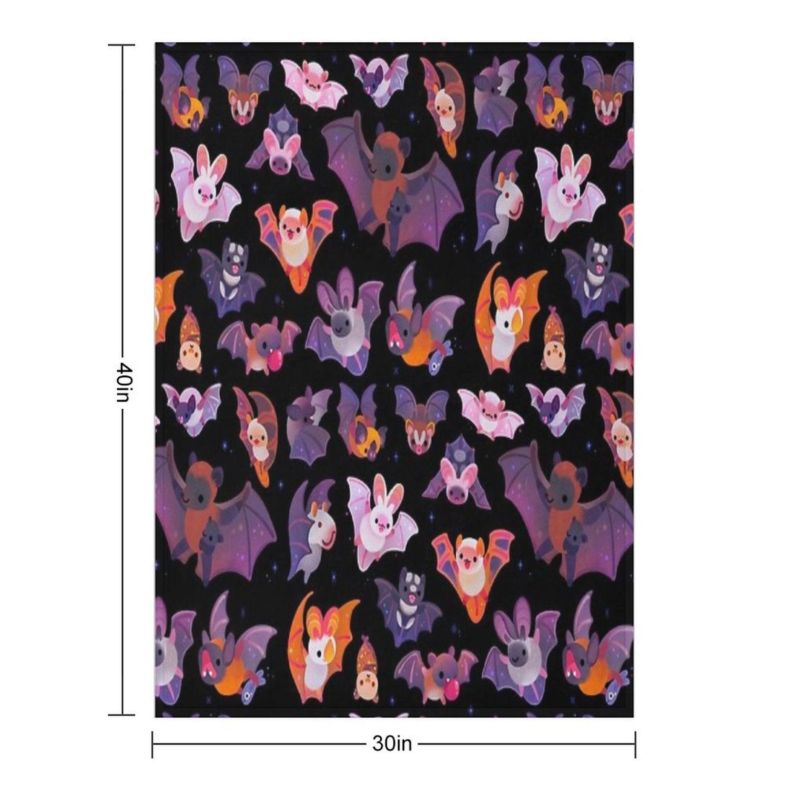 Bat - Dark Throw Blanket