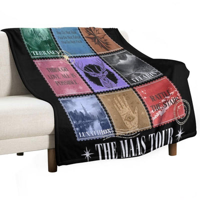 Maas Eras Tour, The Maas Tour Tee, A-C-O-T-A-R Durable Throw Blanket
